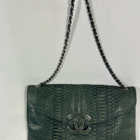 Chanel Python Flap Bag - Picture 3 of 13